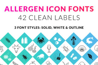 A Calm Review of the Food Allergen Font for Editorial Design