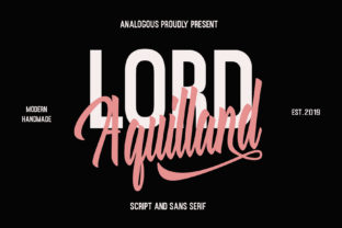 Aquilland: A Contemporary Script Font for Building a Consistent Brand