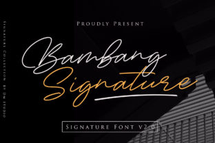 Bambang Signature: Elegant Script Font for Romantic Web Design