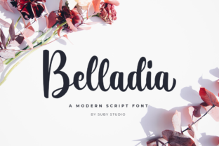 Belladia: An Elegant Script Font for Creative Product Design