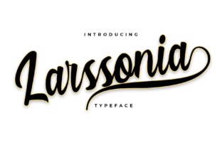 Bringing Larssonia Font to Life in Your Creative Projects