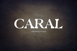 Caral: A Bold Retro Serif Font for Modern Design