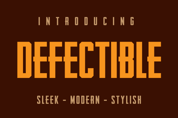 Defectible Font for High-Impact Marketing Campaigns