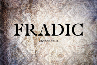 Fradic: A Classic Serif Font for Editorial Identity