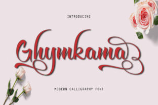 Ghymkama Slant: The Elegant Script Font for Formal Design