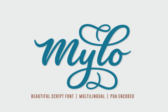 Mylo: A Modern Script Font for Digital Design