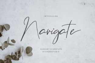 Navigate Script Font: A Maker's Handwritten Design Tool