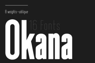 Okana: The Geometric Sans Serif For Modern Projects