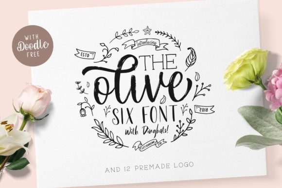Olive Family: A Romantic Script Font for Elegant Projects