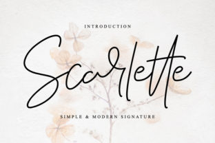 Scarlette: A Romantic Script Font for Editorial Elegance