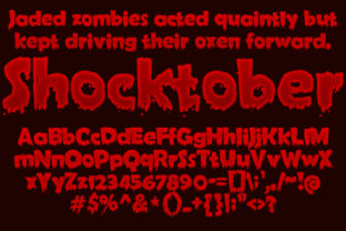 Shocktober: A Spooky and Creative Font for Your Brand