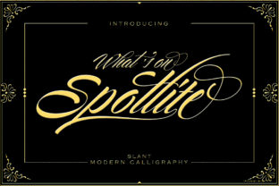 Spotlite Slant: The Handwritten Font for a Sophisticated Brand Identity