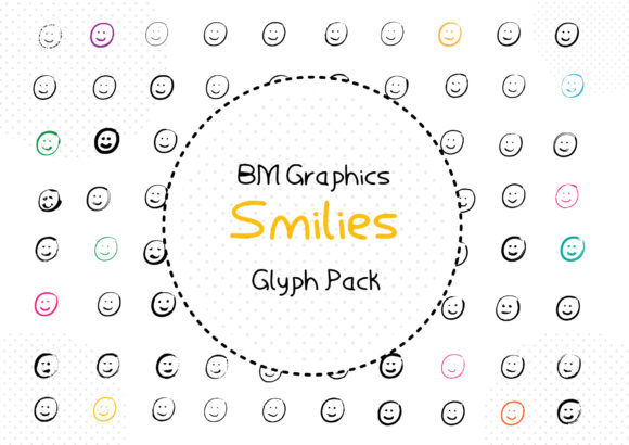 The Charm of BM Graphics - Smilies Dingbat Font for Makers