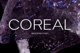 The Coreal Font for Modern Craft Design and Product Labels