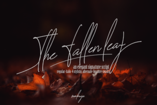 The Fallen Leaf Font: A Handwritten Signature for Editorial Design
