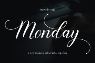The Monday Font: A Handwritten Script for Friendly Branding