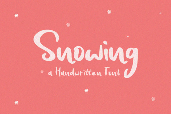 The Snowing Font: A Warm, Casual Typeface for Makers