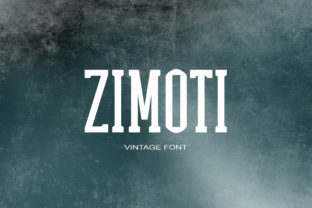 Zimoti: A Chunky, Elegant Serif for Bold Design Statements